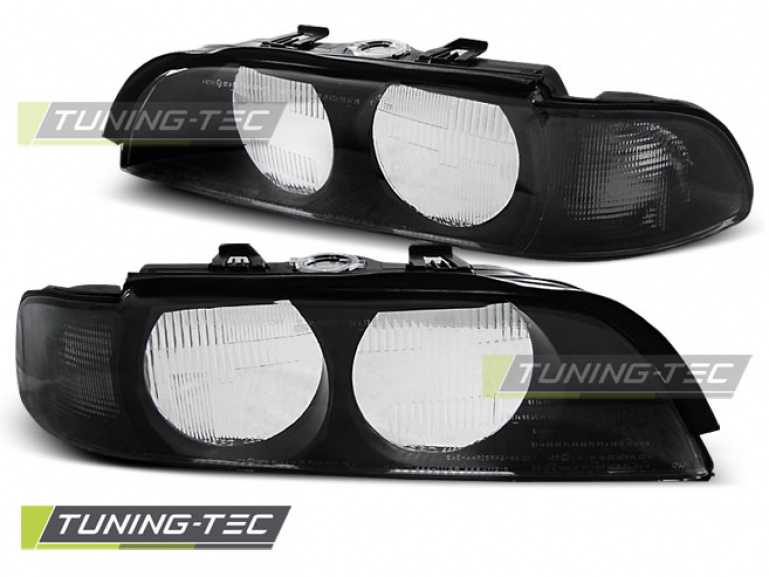 Upgrade Scheinwerferglas für BMW 5er E39 Lim./Touring 95-00 schwarz